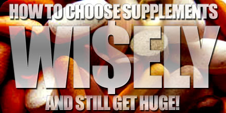 How to choose supplements wisely!